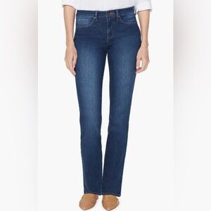 NYDJ Rhinestone Embellished Blue Denim Jeans size 12P